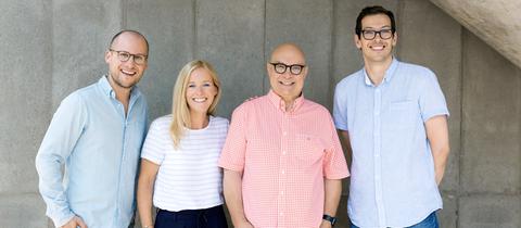 David Ahlf, Simone Reuthal, Thomas Koschwitz und Bastian Korff