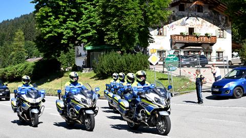 Polizisten in Elmau