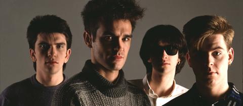Bandfoto von The Smiths 1984