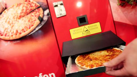 Pizza aus dem Automaten