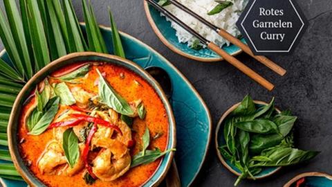 Rotes Garnelen Curry
