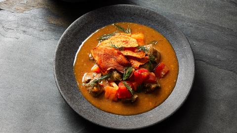 Lammcurry mit Tomate und Süßkartoffeln von Heiko Antoniewicz