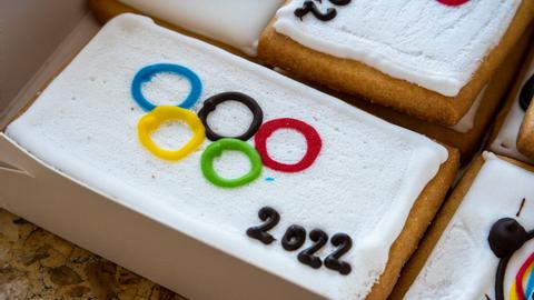 Kuchen zu den Olympischen Spielen 2022