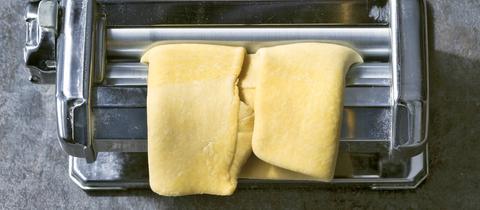 Pasta mit Pastamaschine