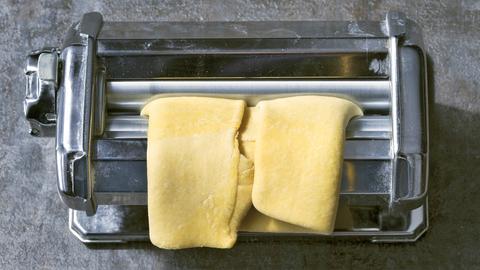 Pasta mit Pastamaschine