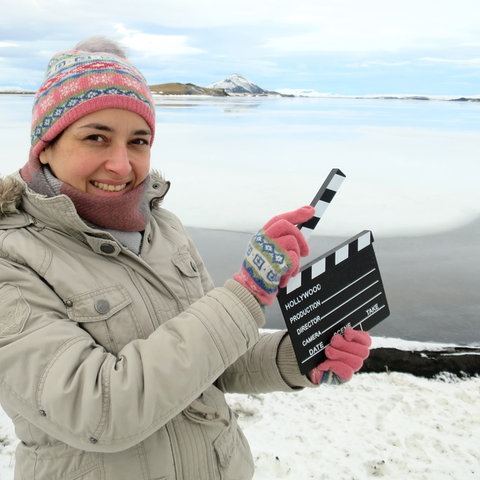 Andrea David in Island