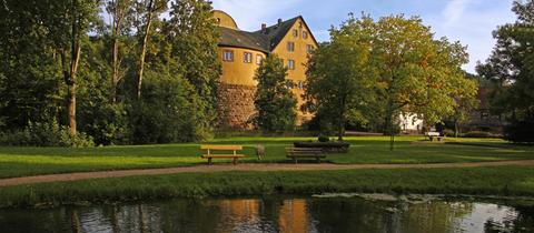 Burgjoß, Ortsteil von Joßgrund an der Jossa im Spessart. 