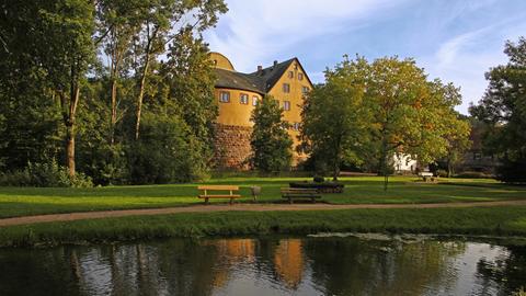 Burgjoß, Ortsteil von Joßgrund an der Jossa im Spessart. 