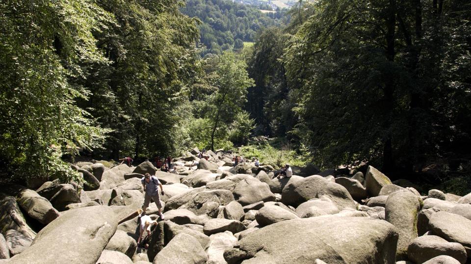 Mikroabenteuer Hessen Klettern Odenwälder Felsenmeer 