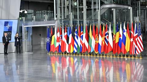NATO Hauptquartier in Brüssel. 