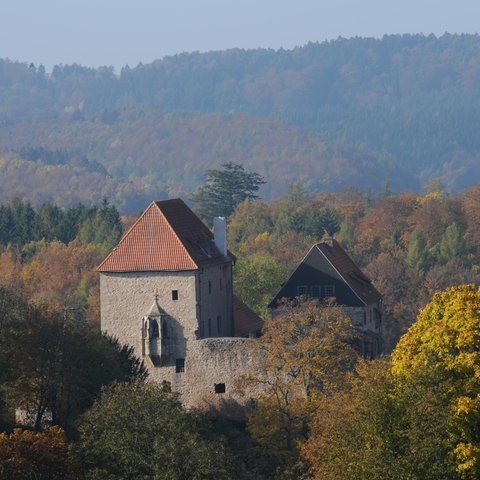 Die Tannenburg auf dem Premiumweg in Nentershausen