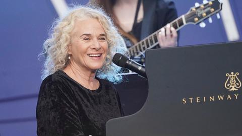 Carole King beim Global Citizen Festival 2019 in New York. 