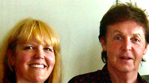 Lidia Antonini und Paul McCartney