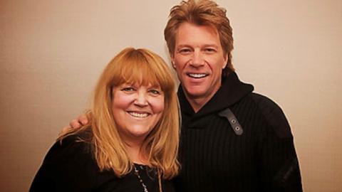 Lidia Antonini und Jon Bon Jovi. 