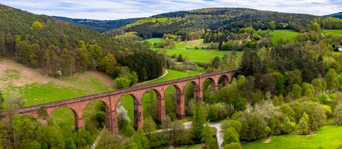 Das Viadukt bei Hetzberg